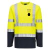 Hi-Vis Cotton Comfort Contrast T-Shirt L/S Thumbnail
