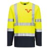 Hi-Vis Cotton Comfort Contrast T-Shirt L/S Thumbnail