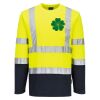 Hi-Vis Cotton Comfort Contrast T-Shirt L/S Thumbnail