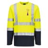 Hi-Vis Cotton Comfort Contrast T-Shirt L/S Thumbnail