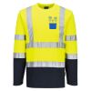 Hi-Vis Cotton Comfort Contrast T-Shirt L/S Thumbnail
