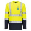 Hi-Vis Cotton Comfort Contrast T-Shirt L/S Thumbnail