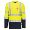 Hi-Vis Cotton Comfort Contrast T-Shirt L/S Thumbnail