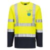 Hi-Vis Cotton Comfort Contrast T-Shirt L/S Thumbnail