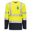 Hi-Vis Cotton Comfort Contrast T-Shirt L/S Thumbnail