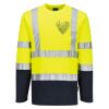 Hi-Vis Cotton Comfort Contrast T-Shirt L/S Thumbnail