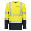 Hi-Vis Cotton Comfort Contrast T-Shirt L/S Thumbnail