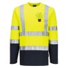 Hi-Vis Cotton Comfort Contrast T-Shirt L/S Thumbnail