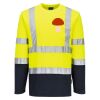 Hi-Vis Cotton Comfort Contrast T-Shirt L/S Thumbnail
