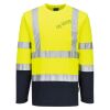 Hi-Vis Cotton Comfort Contrast T-Shirt L/S Thumbnail