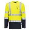 Hi-Vis Cotton Comfort Contrast T-Shirt L/S Thumbnail