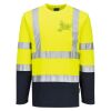 Hi-Vis Cotton Comfort Contrast T-Shirt L/S Thumbnail