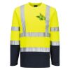 Hi-Vis Cotton Comfort Contrast T-Shirt L/S Thumbnail