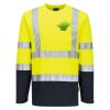 Hi-Vis Cotton Comfort Contrast T-Shirt L/S Thumbnail