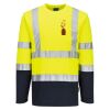 Hi-Vis Cotton Comfort Contrast T-Shirt L/S Thumbnail