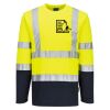 Hi-Vis Cotton Comfort Contrast T-Shirt L/S Thumbnail