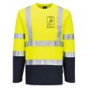 Hi-Vis Cotton Comfort Contrast T-Shirt L/S Thumbnail