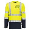 Hi-Vis Cotton Comfort Contrast T-Shirt L/S Thumbnail