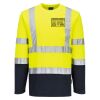 Hi-Vis Cotton Comfort Contrast T-Shirt L/S Thumbnail