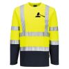 Hi-Vis Cotton Comfort Contrast T-Shirt L/S Thumbnail