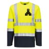 Hi-Vis Cotton Comfort Contrast T-Shirt L/S Thumbnail
