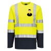 Hi-Vis Cotton Comfort Contrast T-Shirt L/S Thumbnail