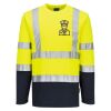 Hi-Vis Cotton Comfort Contrast T-Shirt L/S Thumbnail
