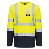 Hi-Vis Cotton Comfort Contrast T-Shirt L/S Thumbnail