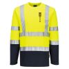Hi-Vis Cotton Comfort Contrast T-Shirt L/S Thumbnail