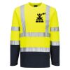 Hi-Vis Cotton Comfort Contrast T-Shirt L/S Thumbnail