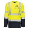 Hi-Vis Cotton Comfort Contrast T-Shirt L/S Thumbnail