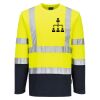 Hi-Vis Cotton Comfort Contrast T-Shirt L/S Thumbnail