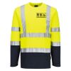 Hi-Vis Cotton Comfort Contrast T-Shirt L/S Thumbnail