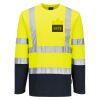 Hi-Vis Cotton Comfort Contrast T-Shirt L/S Thumbnail