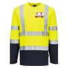 Hi-Vis Cotton Comfort Contrast T-Shirt L/S Thumbnail