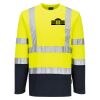 Hi-Vis Cotton Comfort Contrast T-Shirt L/S Thumbnail