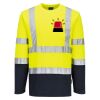 Hi-Vis Cotton Comfort Contrast T-Shirt L/S Thumbnail