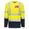 Hi-Vis Cotton Comfort Contrast T-Shirt L/S Thumbnail