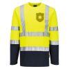 Hi-Vis Cotton Comfort Contrast T-Shirt L/S Thumbnail