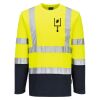 Hi-Vis Cotton Comfort Contrast T-Shirt L/S Thumbnail