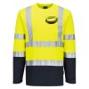 Hi-Vis Cotton Comfort Contrast T-Shirt L/S Thumbnail