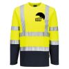 Hi-Vis Cotton Comfort Contrast T-Shirt L/S Thumbnail