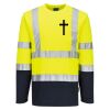Hi-Vis Cotton Comfort Contrast T-Shirt L/S Thumbnail