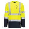 Hi-Vis Cotton Comfort Contrast T-Shirt L/S Thumbnail