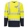 Hi-Vis Cotton Comfort Contrast T-Shirt L/S Thumbnail
