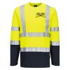 Hi-Vis Cotton Comfort Contrast T-Shirt L/S Thumbnail