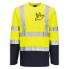 Hi-Vis Cotton Comfort Contrast T-Shirt L/S Thumbnail