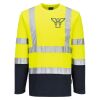 Hi-Vis Cotton Comfort Contrast T-Shirt L/S Thumbnail