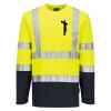Hi-Vis Cotton Comfort Contrast T-Shirt L/S Thumbnail