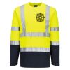 Hi-Vis Cotton Comfort Contrast T-Shirt L/S Thumbnail